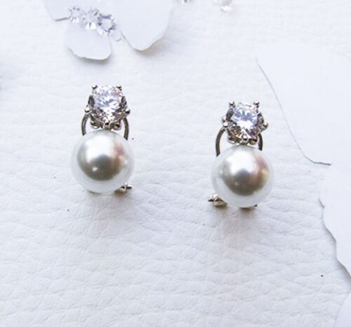 pendiente perlas
