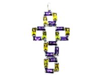 colgante cruz circonitas
